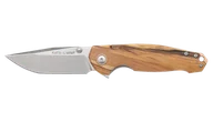 Noże - Nóż składany Viper Katla Flammed Poplar Wood, Satin M390 by Jesper Voxnæs (V5985PI) - miniaturka - grafika 1