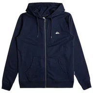 Bluzy męskie - bluza męska QUIKSILVER BASIC HOOD ZIP NAVY BLAZER - miniaturka - grafika 1