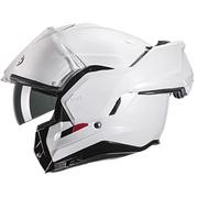 Kaski motocyklowe - HJC, modułowy kask motocyklowy I100 pearl white, M - miniaturka - grafika 1