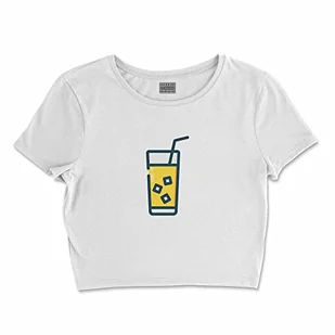 Bona Basics, Damski T-shirt basic, z nadrukiem cyfrowym, 100 bawełny, biały, swobodny, damski top, rozmiar: XL, biały, XL - Koszulki i topy damskie - miniaturka - grafika 1