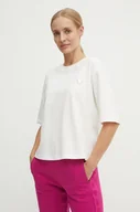 Koszulki sportowe damskie - Guess t-shirt bawełniany damski kolor biały V4BI21 I3Z14 - miniaturka - grafika 1