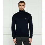 Swetry męskie - BOSS ORANGE Golf Akiro S Regular Fit z dodatkiem kaszmiru - miniaturka - grafika 1