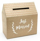 Wesele i ślub - Partydeco Pudełko na koperty - Just Married, kraft, 30x30,5x16,5cm (1 karton / 60 szt.)" PUDTM7-031-KARTON [13989428] - miniaturka - grafika 1