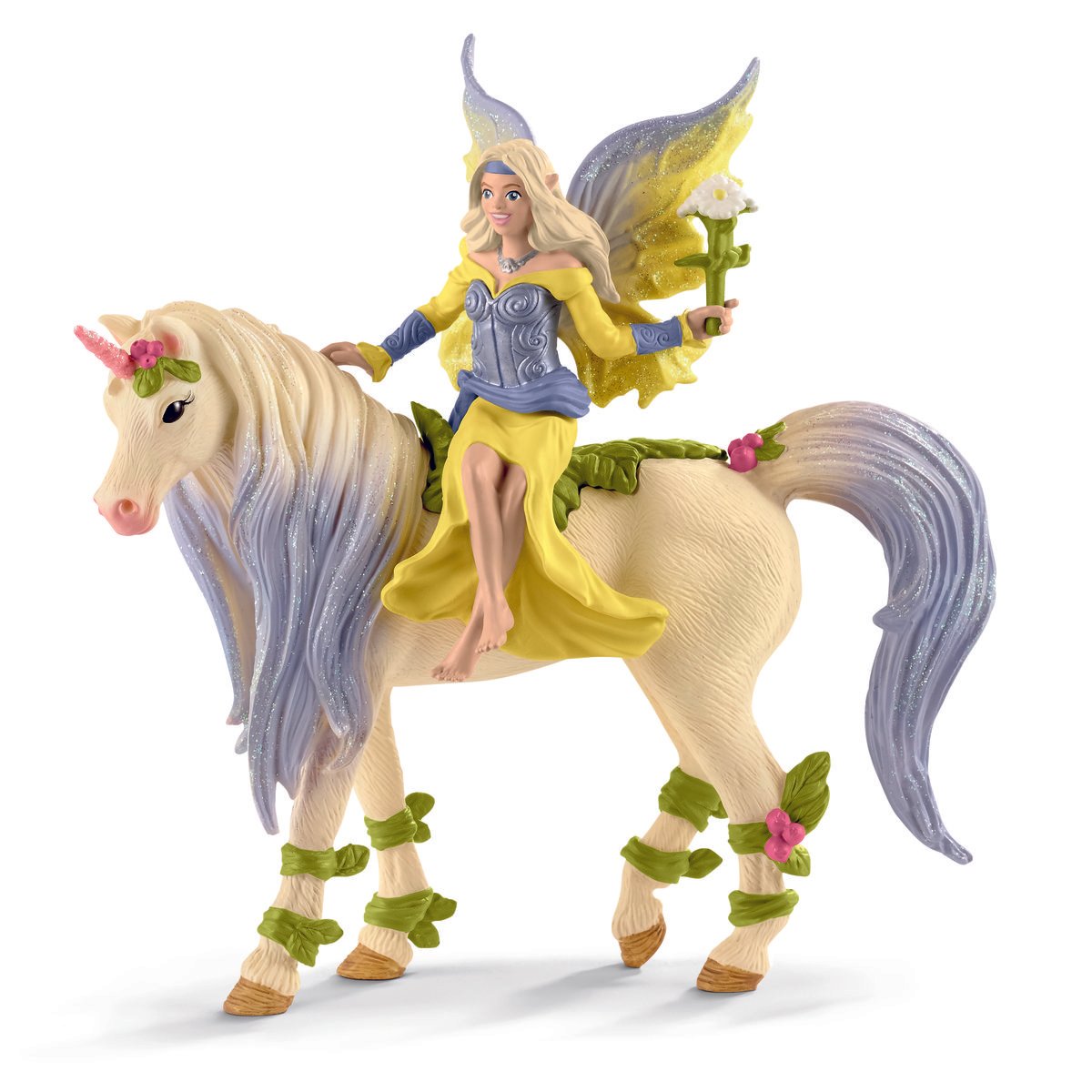 Schleich, figurka, Wróżka Sera Z Kwiecistym Jednorożcem, 70565