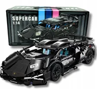 Klocki - DUŻY ZESTAW KLOCKÓW SPORTOWY SAMOCHÓD LAMBORGHINI 1314 ELEMENTÓW - miniaturka - grafika 1