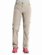 Spodnie damskie - Jack Wolfskin Spodnie MARRAKECH ZIP OFF PANTS light sand - 46 1503642-5505 - miniaturka - grafika 1