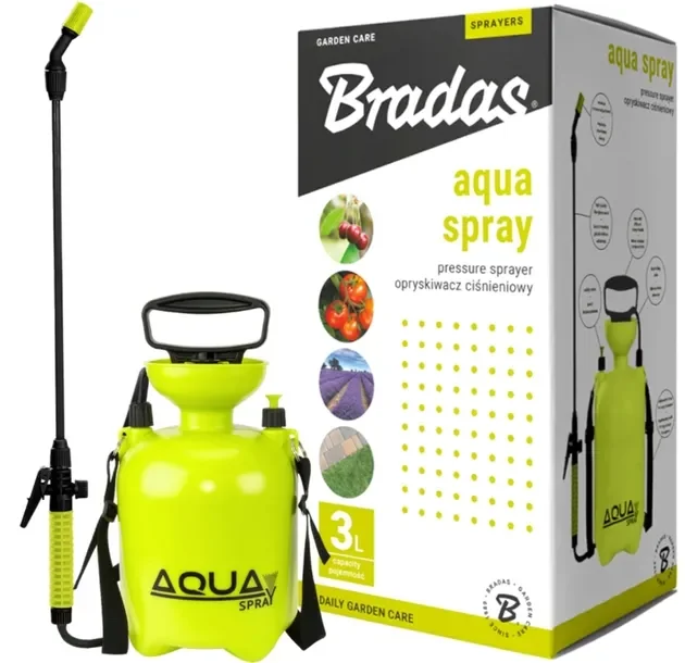 Opryskiwacz Ciśnieniowy Ogrodowy Ręczny 3l Bradas Aqua Spray Lanca