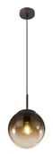 Lampy sufitowe - Globo Lighting Oświetlenie VARUS Lampa Wisząca Brązowy, 1-punktowy 15865 - miniaturka - grafika 1