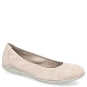 Baleriny - Wygodne balerinki skórzane - CAPRICE 9-22150-20 SZARE - miniaturka - grafika 1