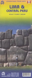 ITMB Lima i Centralne Peru mapa 1:13 000 / 1:500 000 ITMB - Atlasy i mapy - miniaturka - grafika 1