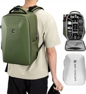 Plecaki - Plecak Fotograficzny Foto na Aparat Lustrzankę DSLR do CANON NIKON SONY / K&F / KF13.134V3 Zielony - miniaturka - grafika 1