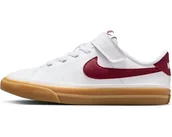 Buty dla chłopców - Nike Chłopięce Court Legacy buty dziecięce, White Team Red Gum Yellow, 32 EU - miniaturka - grafika 1