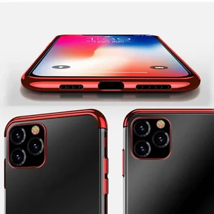 Clear Color case żelowy pokrowiec etui z metaliczną ramką Samsung Galaxy A52s 5G / A52 5G / A52 4G czarny - Etui i futerały do telefonów - miniaturka - grafika 10