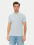 Koszulki męskie - Lacoste Polo PH4012 Błękitny Slim Fit - miniaturka - grafika 1