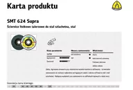 Materiały ścierne - Klingspor Ściernica listk.talerz.wyp.12st.smt624 fi 125/22 gr.60szt.1[45652 KL322774 - miniaturka - grafika 1