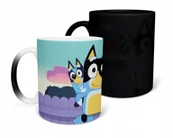 Kubki - KUBEK MAGICZNY Z NADRUKIEM- PREZENT NIEBIESKI PIES PIESEK BAJKI PSY PIES + - miniaturka - grafika 1