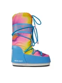 Śniegowce damskie - Moon Boot Śniegowce Tie Dye 14028400001 S Niebieski - miniaturka - grafika 1