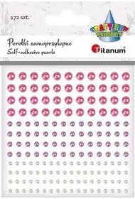 Perełki samoprzylepne okrągłe mix 172szt - Zabawki kreatywne - miniaturka - grafika 1