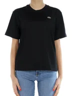 Koszulki i topy damskie - Lacoste T-Shirt TF7215 Czarny Loose Fit - miniaturka - grafika 1