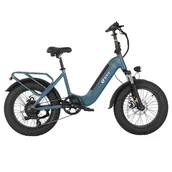 Rowery elektryczne - DYU FF500 20 inch Fat Tire Electric Bike 500W Motor 32km/h Max Speed 48V 14Ah Battery 70km Range 150kg Load - miniaturka - grafika 1