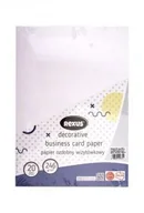 Zabawki kreatywne - Papier wizytówkowy A4/20ark biały - płótno - miniaturka - grafika 1