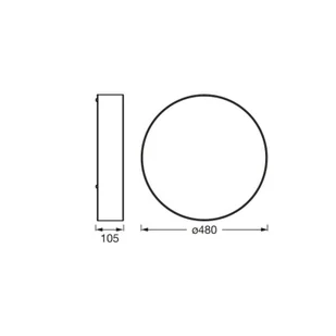 OSRAM Lampa sufitowa ORBIS PARIS, możliwość ściemniania, kremowy / amber, tkanina / materiał / jedwab - Lampy sufitowe - miniaturka - grafika 1