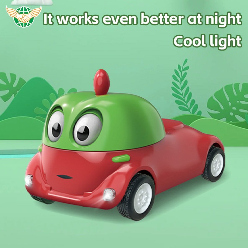 Mini samochód zdalnie sterowany RC dla dzieci jabłko zielono czerwone
