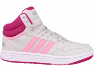 Buty sportowe damskie - Buty adidas Hoops Mid GZ1929 36 2/3 - miniaturka - grafika 1