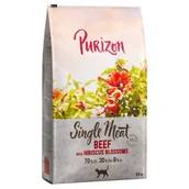 Sucha karma dla kotów - Purizon Single Meat, wołowina z kwiatami hibiskusa - 6,5 kg - miniaturka - grafika 1