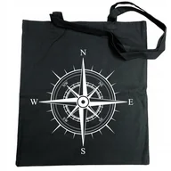 Torby i wózki na zakupy - Torba na zakupy Kompas Róża Wiatrów - miniaturka - grafika 1