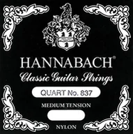 Struny gitarowe  - Hannabach Struny do gitary klasycznej, Quart, A6 - 8376MT, seria 837MT, Medium Tension - miniaturka - grafika 1