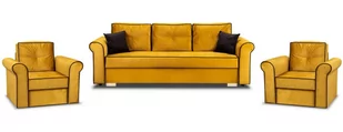 Zestaw Wypoczynkowy do Salonu Merida Sofa + 2x Fotele - Komplety wypoczynkowe - miniaturka - grafika 1