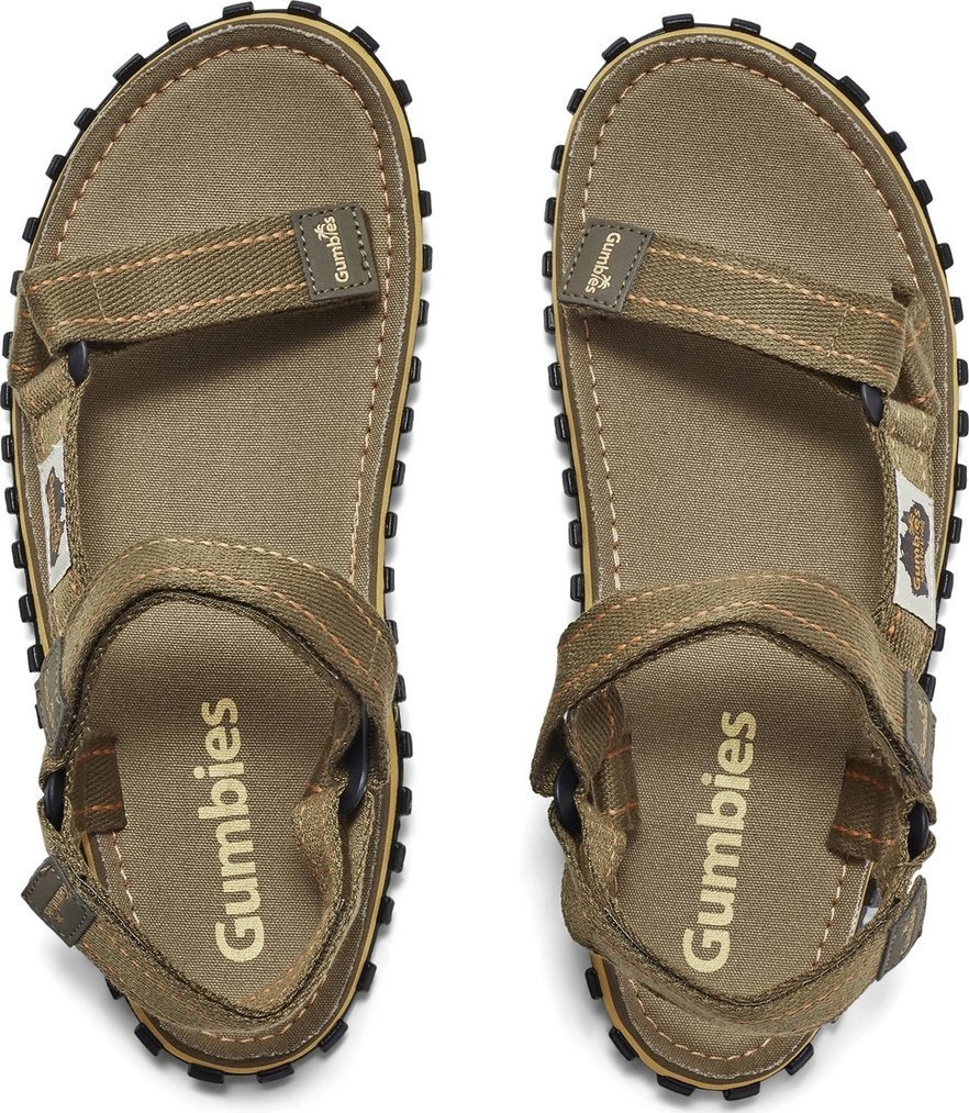 Gumbies Gumbies męskie sandały TRACKER SANDALS UNISEX KHAKI 45