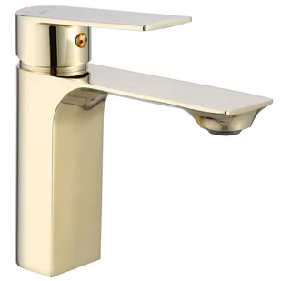 Rea Bateria umywalkowa Urban Gold Niska B9911 - Baterie umywalkowe - miniaturka - grafika 1
