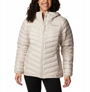 Columbia Westridge Down Hooded Jacket 2051264278 Beżowe S - Kurtki i kamizelki sportowe damskie - miniaturka - grafika 1