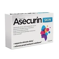 Witaminy i minerały - Suplement diety, Asecurin Skin na skórę, 20kaps. - miniaturka - grafika 1