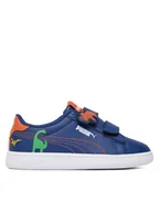 Buty dla chłopców - Puma Sneakersy Puma Smash 3.0 Dino V PS 405636 02 Granatowy - miniaturka - grafika 1