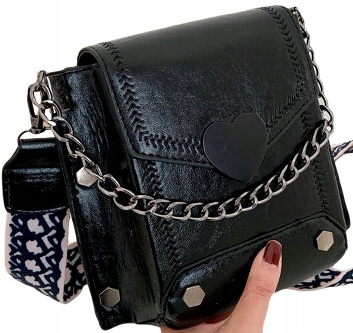 Damska Torebka Listonoszka Skórzana Mała Retro