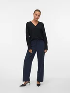 Bluzki damskie - Vero Moda Bluzka w kolorze czarnym - miniaturka - grafika 1