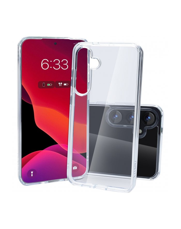 Nevox StyleShell SHOCKFlex, mobile phone case transparent, Samsung Galaxy S25 Plus