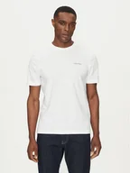 Koszulki męskie - Calvin Klein T-Shirt Linear Box Logo K10K114152 Biały Regular Fit - miniaturka - grafika 1