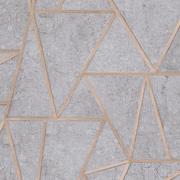 Tapety - Grandeco Tapety w stylu SoHo Beton architektoniczny i Miedź - miniaturka - grafika 1