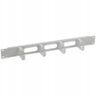 Pozostałe akcesoria sieciowe - Organizer Kabli Intellient Rack 19" 1U 4 uchwyty, szary - miniaturka - grafika 1