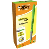 Zakreślacze - BIC Brite Liner Grip tekstu marker, niebieskie (Box of 12) _ parent spig9, zielony 811932 - miniaturka - grafika 1