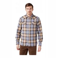Koszule męskie - WRANGLER WESTERN SHIRT CORNSTALK W5B4CMX4K M - miniaturka - grafika 1