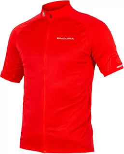 Koszulki rowerowe - Endura Endura Xtract II SS Trikot Men, czerwony M 2022 Koszulki kolarskie E3202RD-4 - grafika 1