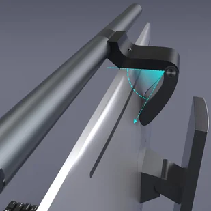 Elesense biurowa bezprzewodowo sterowana lampka LED oświetlenie na monitor 2 szt. czarny (E1129) - Akcesoria do monitorów - miniaturka - grafika 8