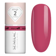Lakiery hybrydowe - Semilac Lakier do paznokci Easy Off, L17 Pink Coral - miniaturka - grafika 1