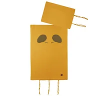 Pościel dla dzieci - Hi Little One poszewka na pościel dla niemowląt z oddychającej organicznej BIO bawełny ELEPHANT Mustard/Green Hunter - miniaturka - grafika 1