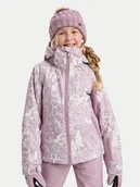 Kurtki narciarskie - Roxy Kurtka snowboardowa Free Jet ERGTJ03198 Różowy Slim Fit - miniaturka - grafika 1